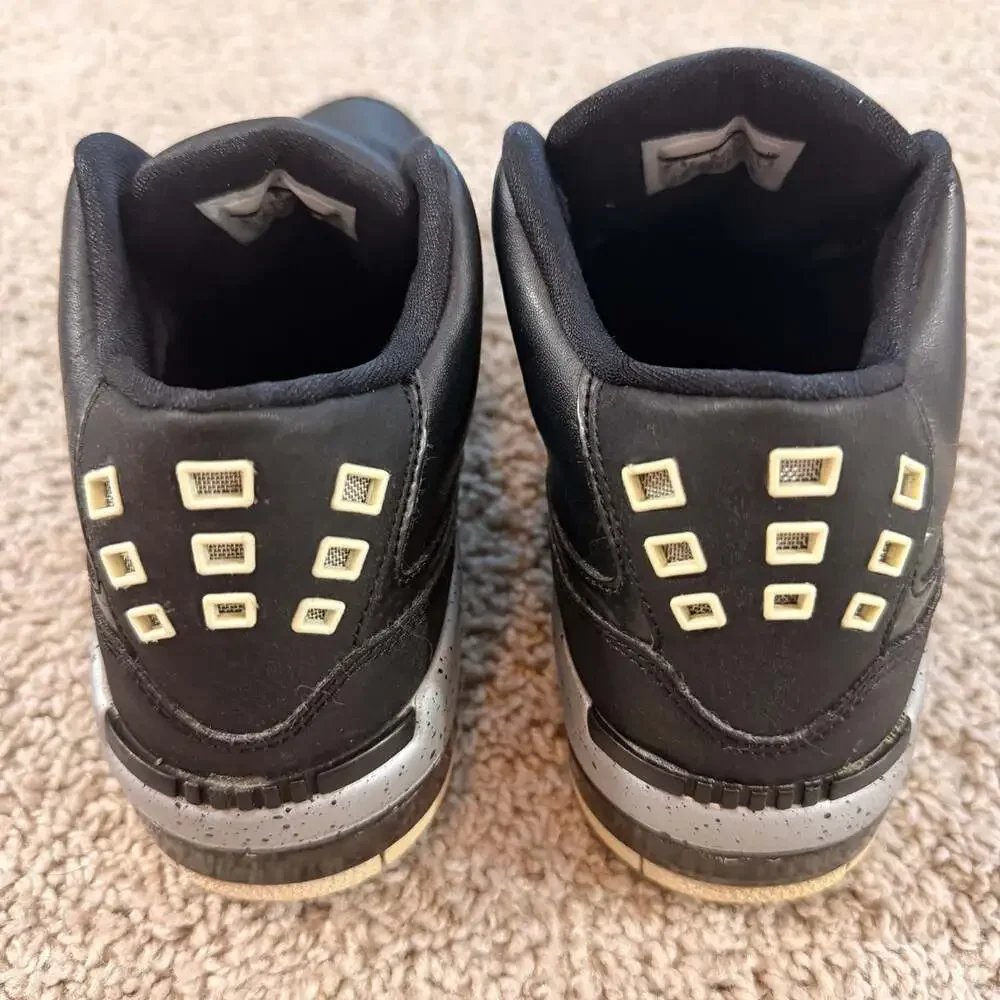 Jordan Flight 23 GS Black Grey Youth 6.5Y Sneakers Boys Girls Shoes‎ EUC